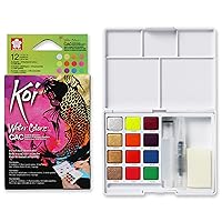  SAKURA Koi Watercolor Sets - Fine Quality Watercolor Paint Set  - 12 Colors - 12 ml Tubes