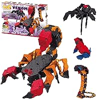 LaQ Animal World Venom | 330 Pieces | 6 Models | Age 5+ | Creative, Educational Construction Toy Block | Made in Japan