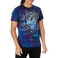 Liquid Blue Unisex-Adult Grateful Dead Mystical Stealie Celestial Tie Dye Ss Tee