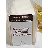 Lovelier Shea Naturally-Refined Shea Butter, 10 oz