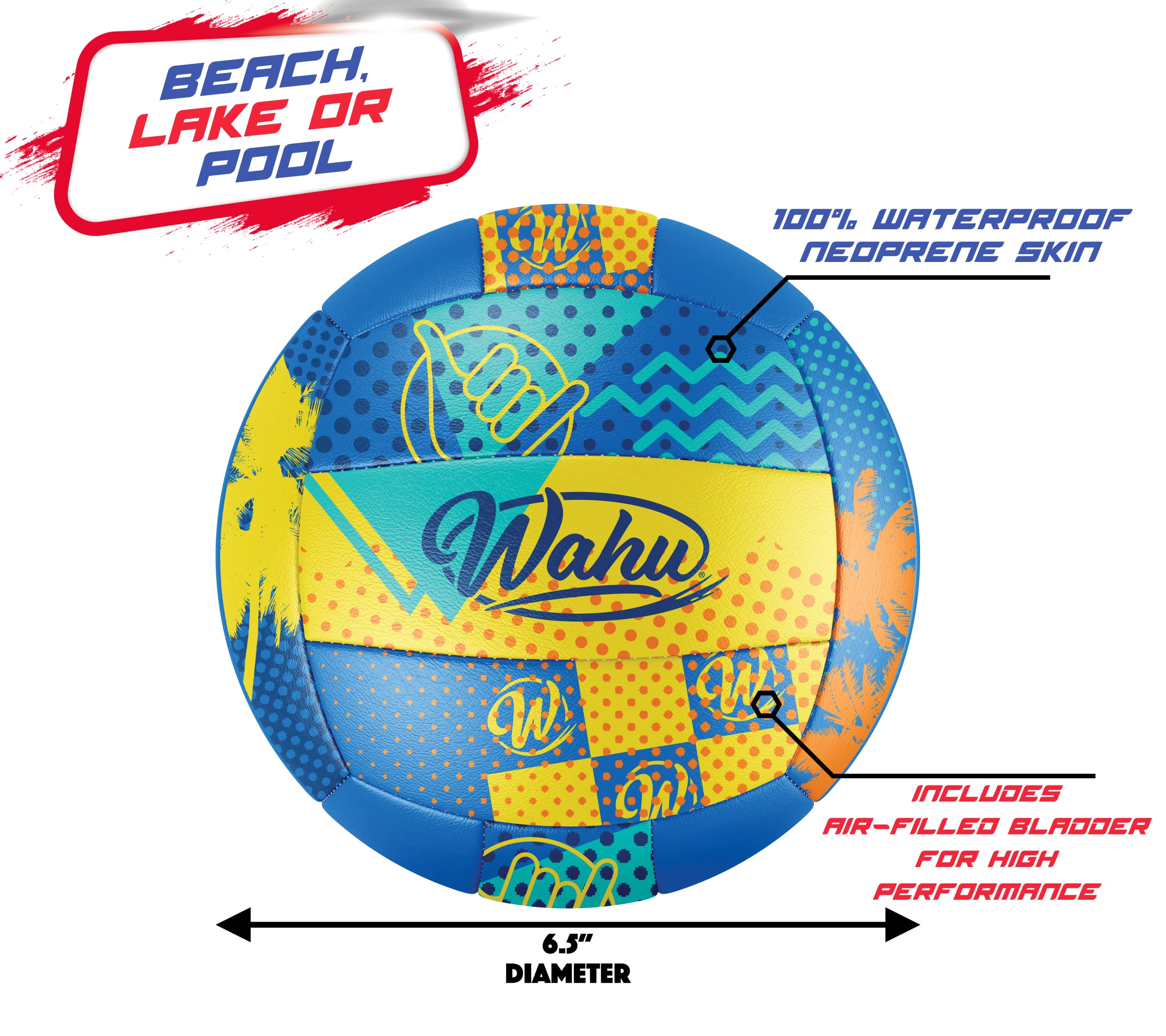WAHU All-Purpose Ball Blue 6.5