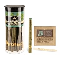 King Palm Slim Size Cones - 20 Cones Per Tube - Squeeze & Pop Pre Rolls - Organic Flavored Pre Rolled Cones - King Palm Flavors Pre Rolls - (Magic Mint)