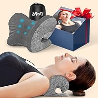Neck and Shoulder Relaxer w/Magnetic Therapy Pillowcase, Neck Stretcher Chiropractic Pillows for Pain Relief, Cervical Traction Device for Relieve TMJ Headache Muscle Tension Spine Alignment