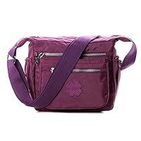 AOSSTA Womens Crossbody Bag Small Lightweight Cross body Bags for Girls Waterproof Multi Pocket Shoulder Handbag