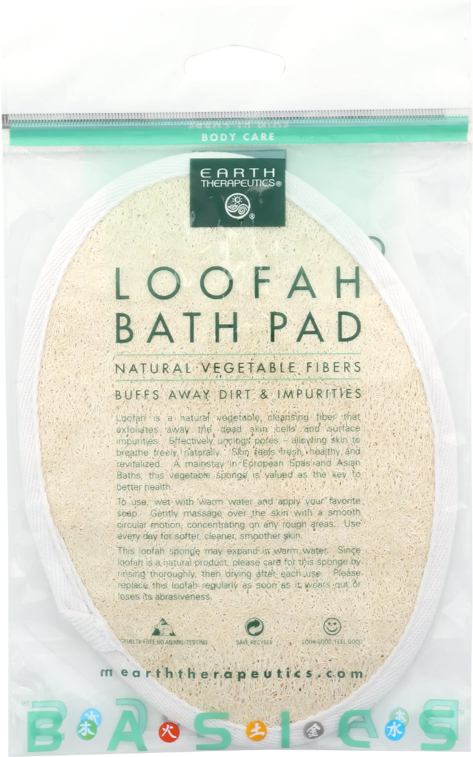 Earth Therapeutics Loofah Bath Pad