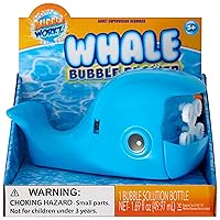 Whale Bubble Blower - Kid's Whale Shaped Bubble Blower Machine Play Kit - Children's Bubble Fun Set - Includes 1.69 Oz of Premium Bubble Solution - Great for Ages 5+