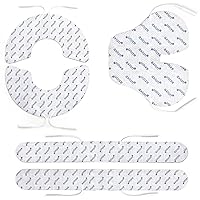 Axion Adhesive Electrode Set Ideal Shape for TENS Therapy on The Neck, Back and Shoulders with 5 Electrode Pads | Reusable Self-Adhesive Electrodes for TENS Units