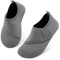 L-RUN Toddler Water Shoes Barefoot Aqua Socks Kids Swim Shoes for Beach Pool Surfing Yoga