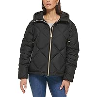 Cole Haan Womens Essential Diamond Quilted Jacket