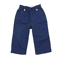 JoJo Maman Bebe Little Boys' Linen Pants Navy