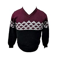 Sweater V Neck 100% Cotton for Boys Style 2414
