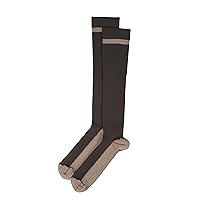 Travelon Lg. Copper Infused Compress Socks, Dark Brown, One Size