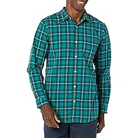 Amazon Essentials Men's Long-Sleeve Slim-Fit Stretch Poplin Shirt