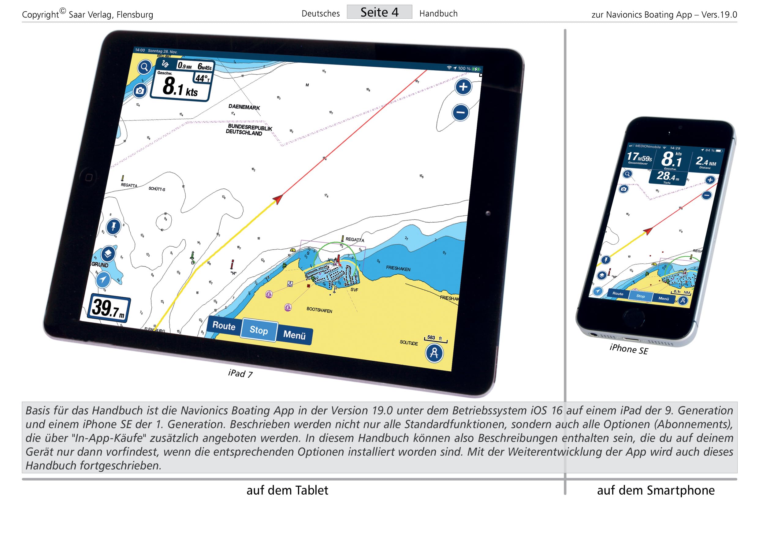 Navionics Boating - Deutsches Handbuch zur App Version 19.0