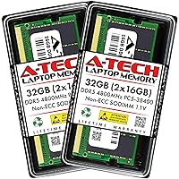 A-Tech 32GB (2 x 16GB) RAM for ASUS ROG Strix Scar 17 G733ZW-DS94 | DDR5 4800MHz SO-DIMM PC5-38400 262-Pin Non-ECC Memory Upgrade Kit