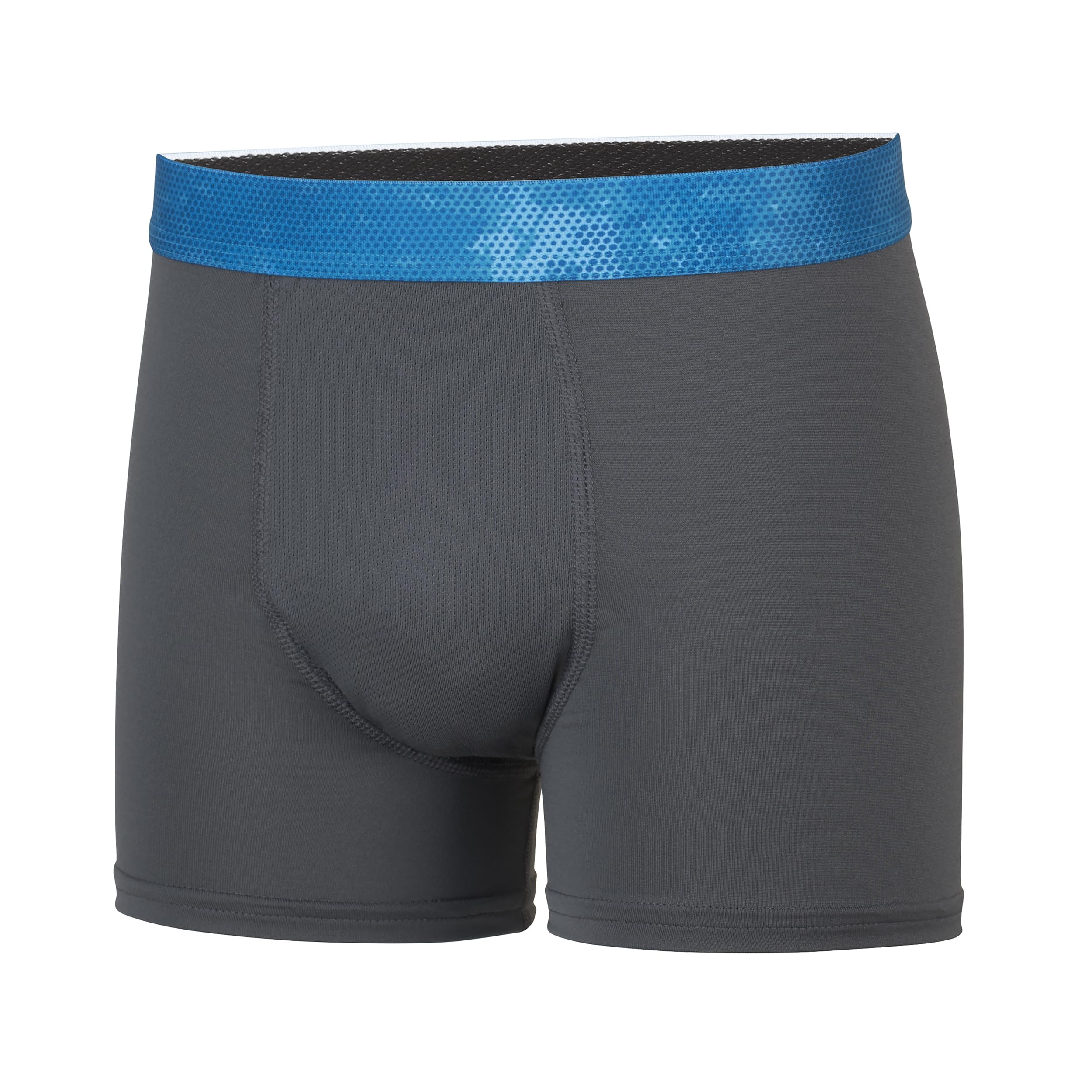 Hanes Boys' Big Performance Tween Boxer Briefs Underwear, X-Temp, Assorted Solids, 6-Pack