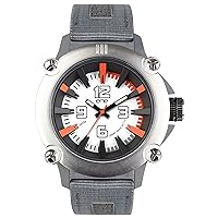 eNe Men's Analogue Quartz Watch with Nylon Strap 640018118