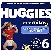 Huggies Overnites Diapers, Size 6