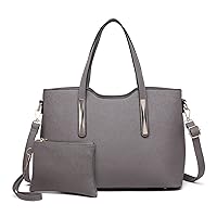 Miss Lulu Handbags for Women Tote Bag PU Leather Shoulder Bag 3Pcs Bag