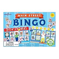 eeBoo: Main Street Little Bingo Game, Developmental and Educational, Allows for Recognition, Concentration, and Memory Skills, for Ages 3 and up