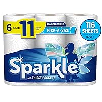 Sparkle, Paper Towels, 6 Count (Pack of 1) Sparkle, Paper Towels, 6 Count (Pack of 1)
