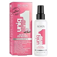 REVLON PROFESSIONAL UNIQONE HAIR TREATMENT, Moisturizing Leave-In Product, Repair For Damaged Hair, Promotes Healthy Hair, 5.1 Fl Oz (Pack of 1)