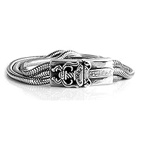 Bracelets Sterling Silver 3Line Mens Edition CéK 2080C