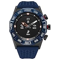 Citizen CZ Smart Gen 1 Hybrid smartwatch 44mm, Continuous Heart Rate Tracking, Fitness Activity, Golf App, Displays Notifications and Messages, Bluetooth Connection, 15 Day Battery Life