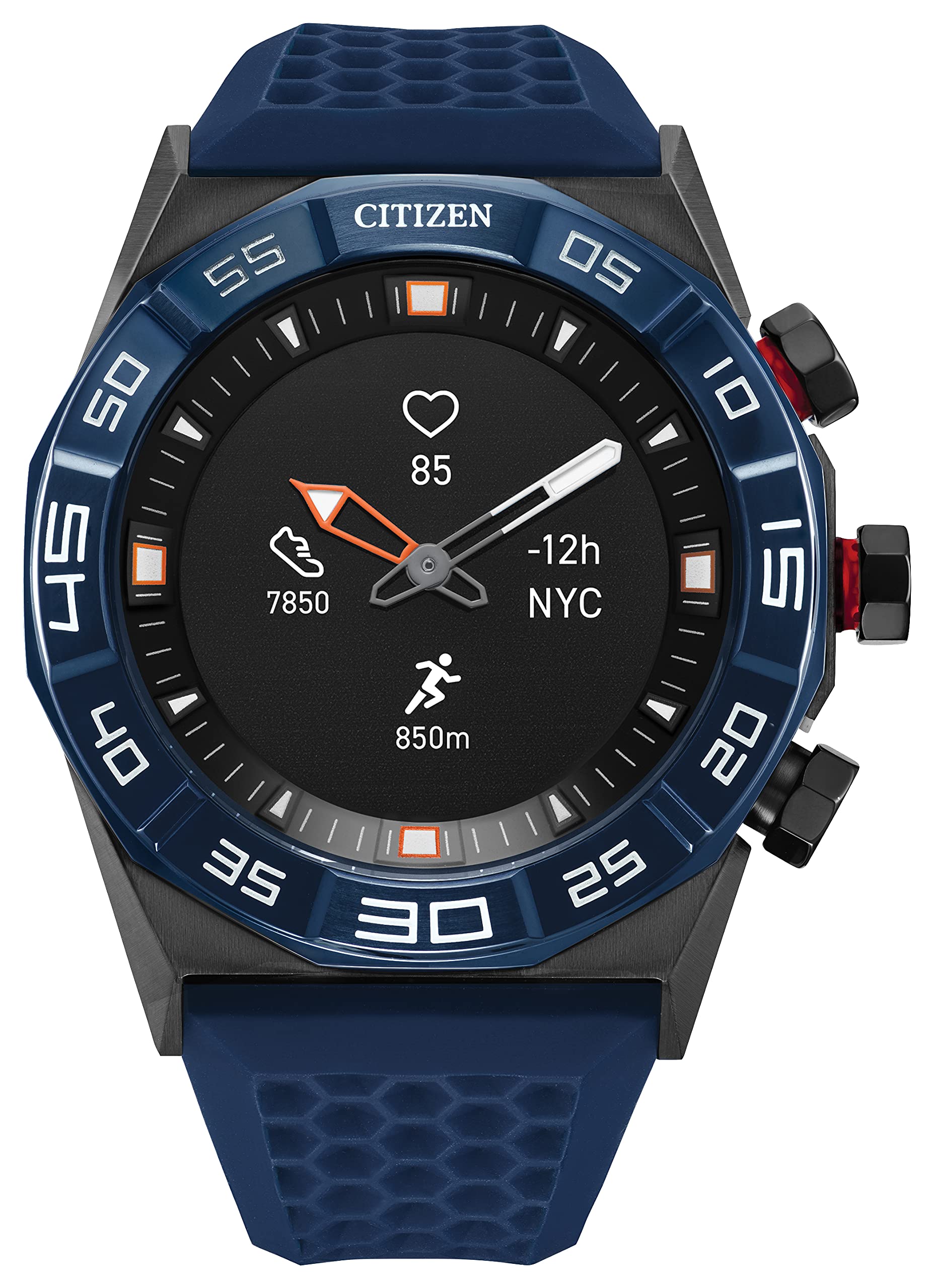 Mua Citizen CZ Smart Gen 1 Hybrid smartwatch 44mm, Continuous Heart Rate  Tracking, Fitness Activity, Golf App, Displays Notifications and Messages,  Bluetooth Connection, 15 Day Battery Life trên Amazon Mỹ chính hãng 2023 |  Giaonhan247