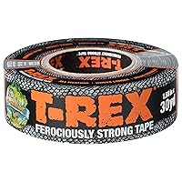 T-Rex Tape Heavy Duty Duct Tape with UV Resistant & Waterproof Backing for Ferociously Strong Repairs, 1.88