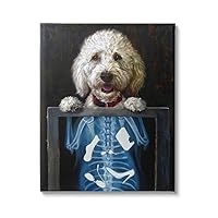 Funny Dog X-Ray Snacks Canvas Wall Art, Design by Lucia Heffernan