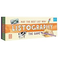 Listography: The Game: May The Best List Win! (Board Games, Games for Adults, Adult Board Games)