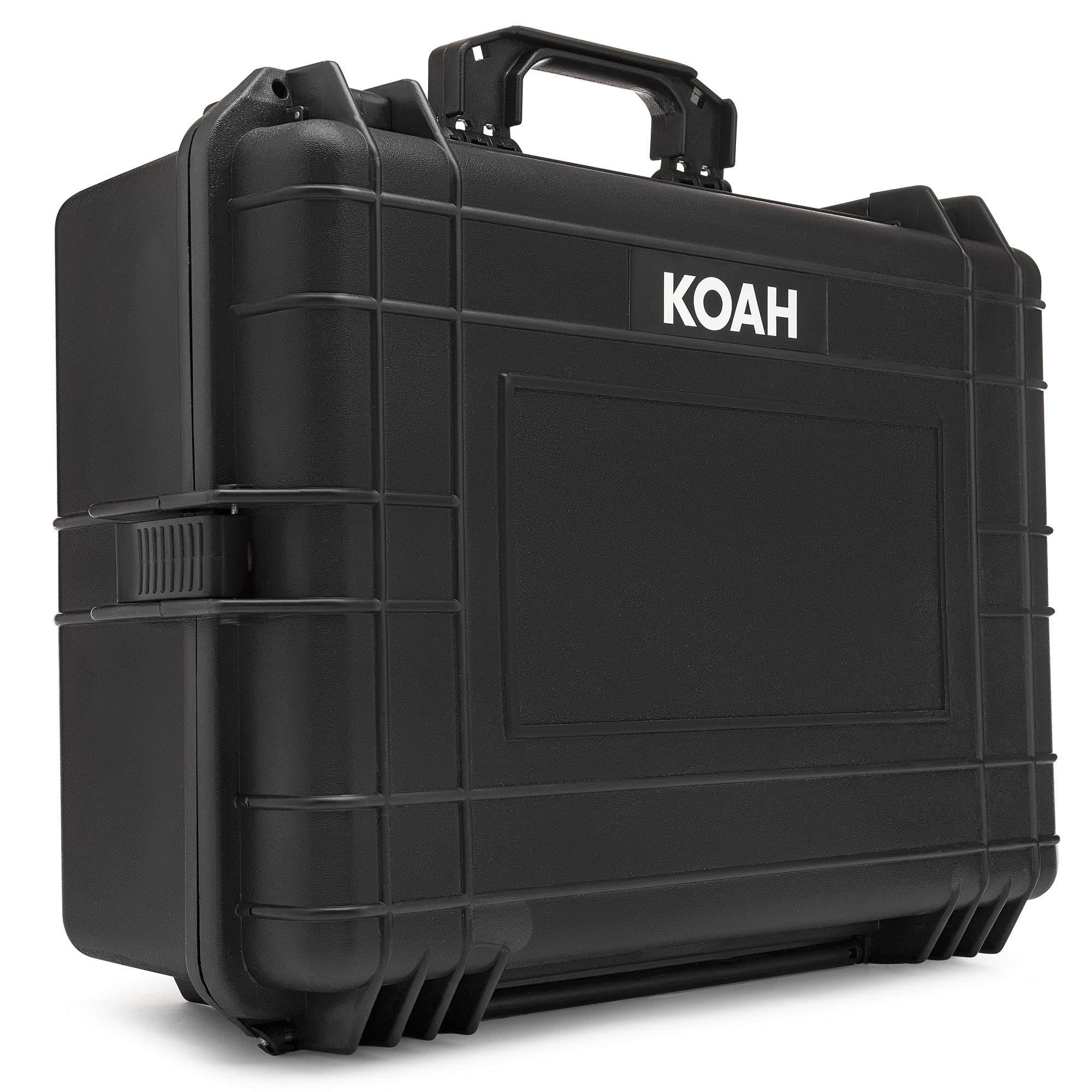 Koah Weatherproof Hard Case with Customizable Foam (22 x 17 x 8 Inch, 2-Pack) Bundle (2 Items)
