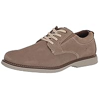 Nunn Bush Men's Otto Plain Toe Oxford Leather Lace Up with Lightweight Sole