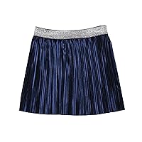 Boboli Girl's Knit Satin Plisse Skirt, Sizes 4-16