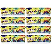 Play-Doh Bulk Wild Colors 32-Pack of Non-Toxic Modeling Compound, (4oz) Cans (32-Cans, 128oz)