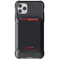Ghostek Exec 4 Card Holder Case Built-in Magnet Compatible with Apple iPhone 11 Pro Max – Black