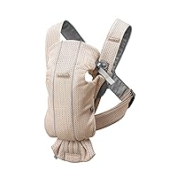 BabyBjörn Baby Carrier Mini, 3D mesh, Pearly Pink