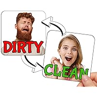 Your Clean or Dirty Dishwasher Custom Photo Magnets | Personalized Magnetic Gift Dishwasher Kitchen Home Decor | Save Your Best Dishwasher Photos Magnets | INKL Free Photo Upscaler