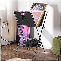 MAWEW Two Tiers Art Drying Rack,Art Show Display Panels,Print Rack,Art Drying Rack for Classroom,Folding Canvas Print Rack for Galleries,Studios Posters,Iron Artwork Storage,20