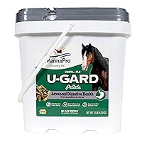 Manna Pro Corta-Flx U-Gard Pellets |All Natural Equine Digestive Supplement to Maintain Gastric Health | Helps Prevent Ulcer Formation | 10 LB