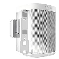 Sound 4201 Speaker Wall Mount for Sonos One and One SL Max. 11 lbs (5 kg) Tiltable -30º/+30º Swivels up to 70º (Left/Right) Also fits Sonos Play:1 White 1 Mount