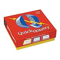 Chronicle Books Quicktionary: A Game of Lightning-Fast Wordplay, Includes 102 prompt cards; 1 rule book