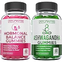 Atlantis Nutrition Hormonal Balance PMS Relief Gummies + Ashwagandha Gummies