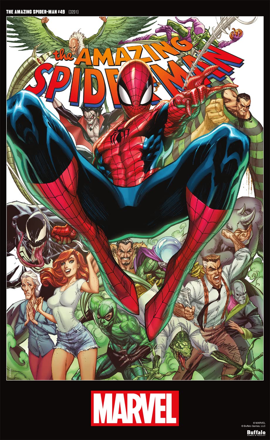 Buffalo Games - Marvel - The Amazing Spiderman #49-500 Piece Jigsaw Puzzle