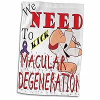 3dRose Kick Macular Degeneration - Towels (twl-202708-1)