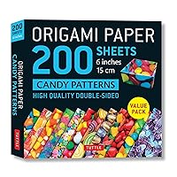 Origami Paper 200 sheets Candy Patterns 6