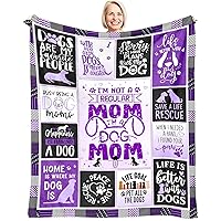 Mothers Day Dog Mom Gifts, Gifts for Dog Lovers Women Unique, Best Gift for Dog Owners, Dog Gifts for Dog Lovers, Gifts for Dog Moms for Birthday, Dog Lover Gift Ideas Throw Blankets 60