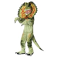 Fun Costumes Kids Dilophosaurus Costume, Childrens Dinosaur Bodysuit, Jurassic Outfit for Halloween & Cosplay