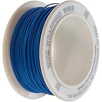 Jonard Tools R-30B-0050 Blue Insulated Kynar Copper Wire Roll, 30 AWG, 50 ft Length